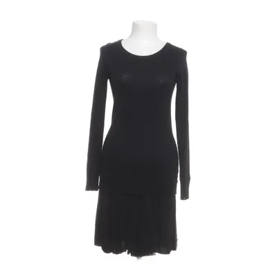 Jurk (Zwart) van Essentiel Antwerp Alpacawol, Katoen, Zijde, Wol, Viscose