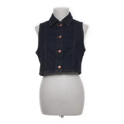 Gilet en jean (Bleu) de Zara Coton, Élasthane