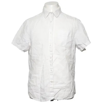 Chemise à manches courtes (Blanc) de Mudo Collection Lin