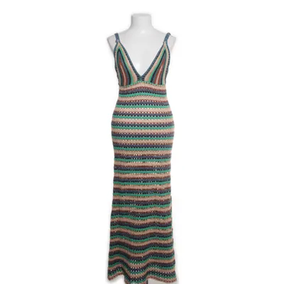 Maxi dress (Beige, Green, Brown) from Zara Acrylic, Cotton