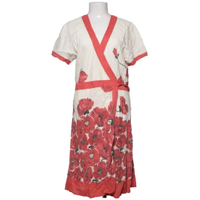 Robe portefeuille (Rouge, Blanc) de Kushi Coton