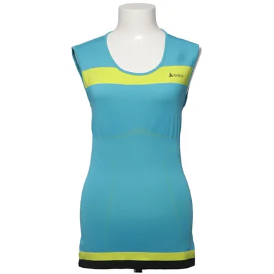 Sport tanktop (Blauw, Geel, Zwart) van Odlo Elastaan, Polyamide, Polyester