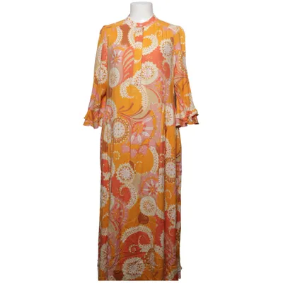 Maxikjole (Orange, Pink, Flerfarvet) fra Dea Kudibal Elastan, Viscose