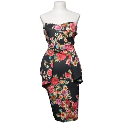 Jurk (Zwart, Meerkleurig) van Boohoo Plus Elastaan, Polyester
