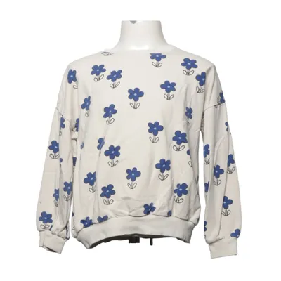 Sweatshirt (Beige, Blauw) van Lindex Kids Katoen, Elastaan