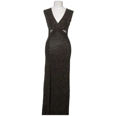 Robe de soirée (Noir, Or) de Sabra Élasthane, Polyester