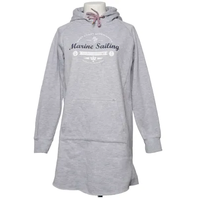 Hoodiekjole (Grå) fra Marine Scandinavian Sportswear Bomuld, Polyester