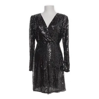 Cocktailklänning (Svart, Silverfärgad) från Copperose Polyester