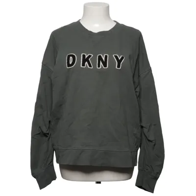 Collegetröja (Grön) från DKNY Sport Bomull, Elastan