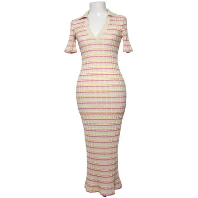 Långklänning (Beige, Rosa, Vit) från Zara Polyester