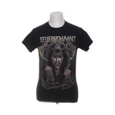 T-shirt (Svart, Flerfärgad) från Gildan Bomull