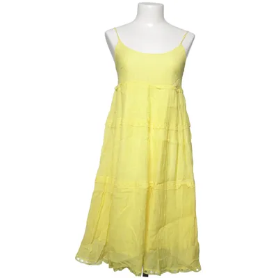Jurk (Geel) van Lindex Katoen, Polyester, Viscose