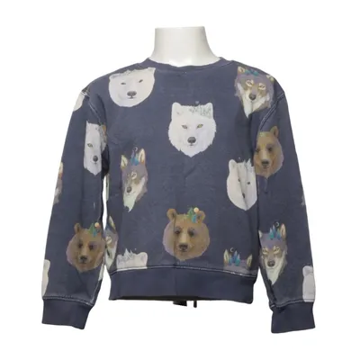 Sweatshirt (Blauw, Meerkleurig) van Whooli Chen x H&M Katoen, Polyester