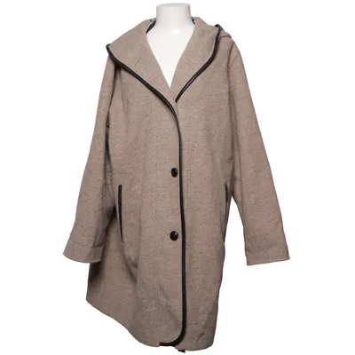 Coat (Beige) from Norham Polyester, Wool