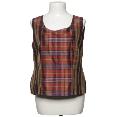 Tanktop (Bruin, Blauw, Geel) van Intermezzo Polyester, Viscose