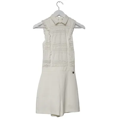 Jumpsuit (Wit) van Met Katoen, Elastaan, Polyamide, Polyester, Viscose
