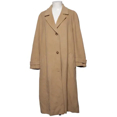 Manteau (Marron) de Delmod Angora, Cachemire, Viscose, Laine