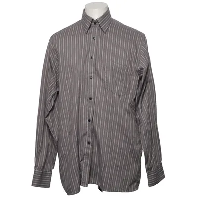 Chemise (Gris, Blanc) de Smart Shirt Collection Coton, Polyester