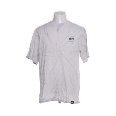 T-shirt (Gray, White) from Pull & Bear STWD Cotton
