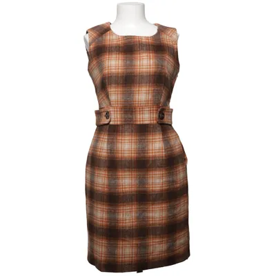 Robe (Marron, Orange, Blanc) de LMC Polyester, Laine