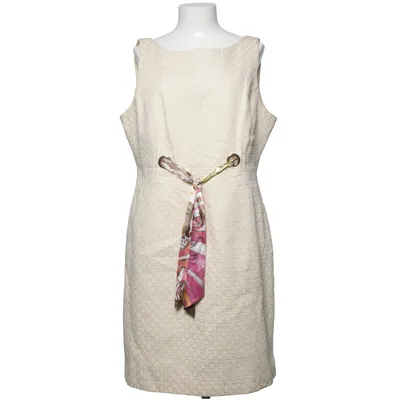 Klänning (Beige, Flerfärgad) från Taylor Bomull, Elastan, Polyester