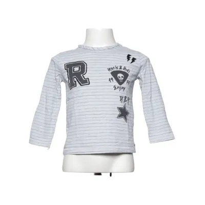 T-shirt à manches longues (Gris) de Zara Boys Coton, Polyester
