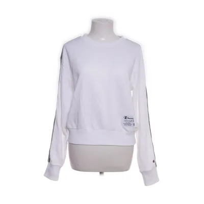 Collegetröja (Vit, Svart) från Champion Polyester, Elastan, Bomull