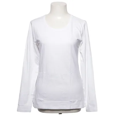 Långärmad t-shirt (Vit) från Hema Elastan, Ekologisk bomull