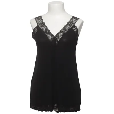 Tank Top (Black) from V Milano Elastane, Modal