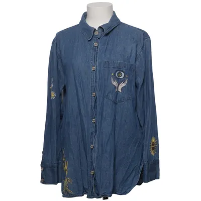 Jeansskjorta (Blå, Gul) från Never Fully Dressed Polyester