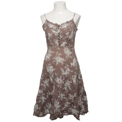 Kjole (Brun, Hvid) fra H&M Bomuld