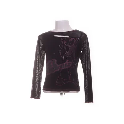 Långärmad t-shirt (Svart, Rosa) från Bratz Polyester, Viskos