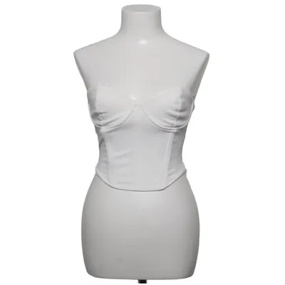 Top tube (Blanc) de Zara Élasthane, Polyester