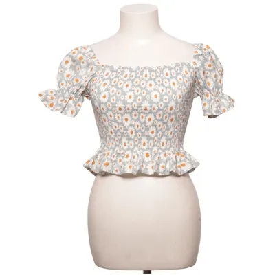 Crop top (Blue, White, Multicolored) from Jifan