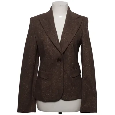 Blazer (Marron) de Ekol Élasthane, Laine