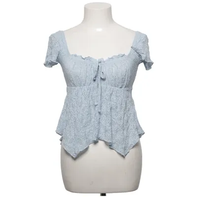 Crop top (Blå) från Kimchi Blue Elastan, Återvunnen polyester