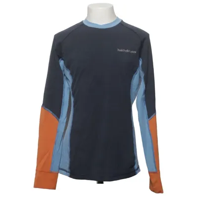 Base layer shirt (Blue, Orange, Multicolored) from Peak Performance Elastane, Merino wool, Polyester