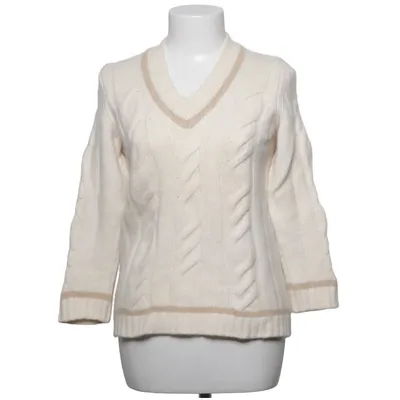 Sweater (White, Beige) from Iris von Arnim Cashmere