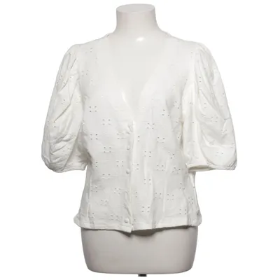 Blouse (Wit) van H&M Katoen, Elastaan