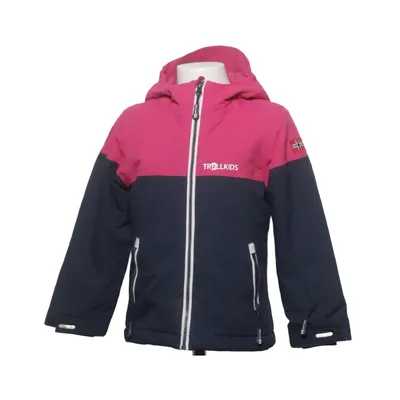 Skijakke (Pink, Blå) fra Trollkids Polyamid, Polyester