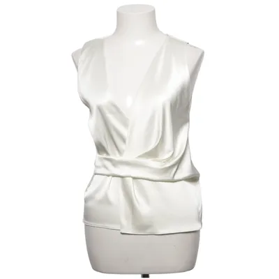 Blouse portefeuille (Blanc) de Zara Élasthane, Polyester