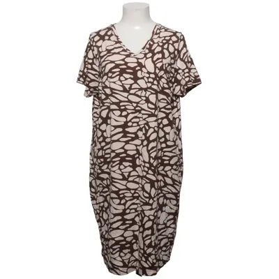 Kjole (Brun, Hvid) fra Tchibo Bomuld, Elastan, Viscose