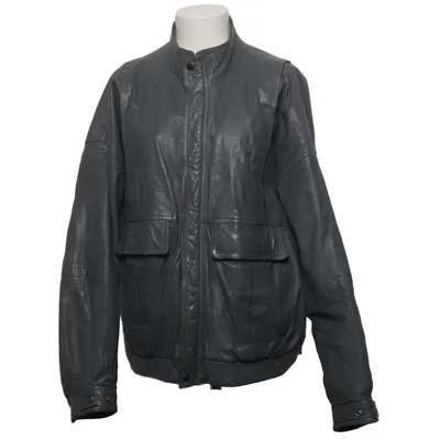 Veste en cuir (Gris) de Number One Cuir