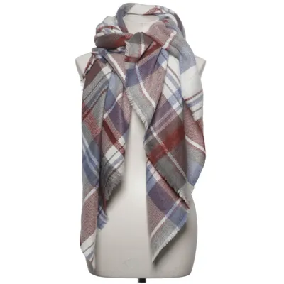 Scarf (Blue, Red, White) from Zara Accessories