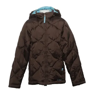 Dunjakke (Brun, Blå) fra L.L. Bean Dun, Fjer, Polyamid