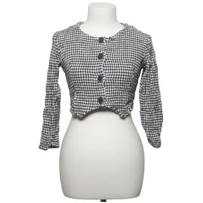 Cardigan (Sort, Hvid) fra Eurofashion Viscose