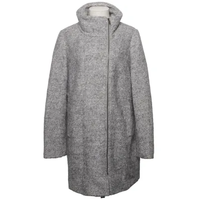 Coat (Gray) from JYOTHI Polyester, Wool