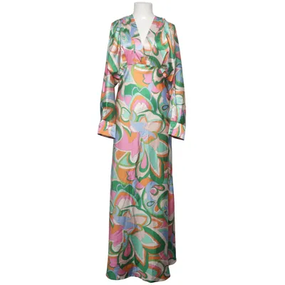 Robe longue (Rose, Vert, Multicolore) de Jus de Pom Polyester