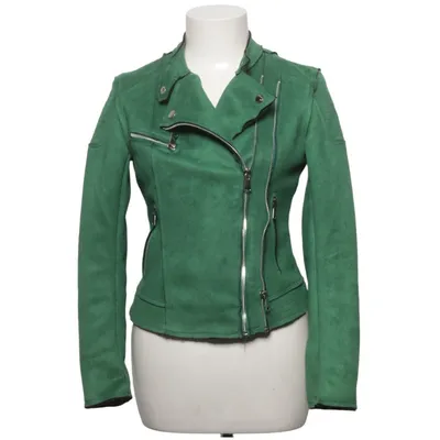 Bikerjack (Groen) van King of Fashion Elastaan, Polyester
