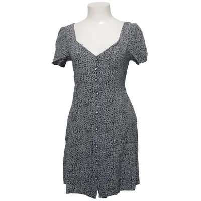 Kjole (Sort, Hvid) fra Mango Viscose